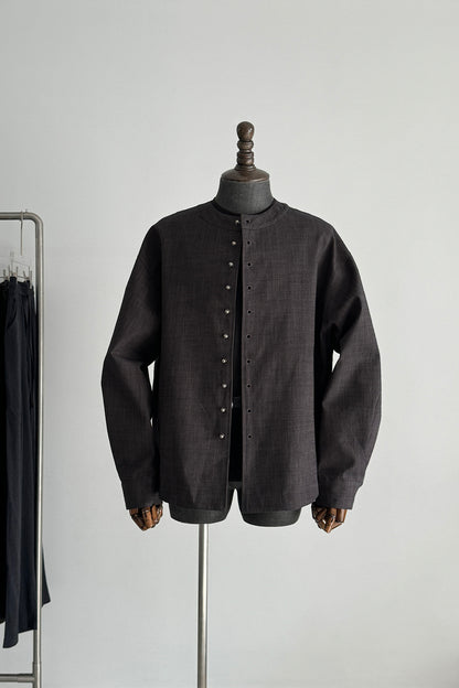 Structured Silhouette Pocket Shacket in Quiet Luxury Style