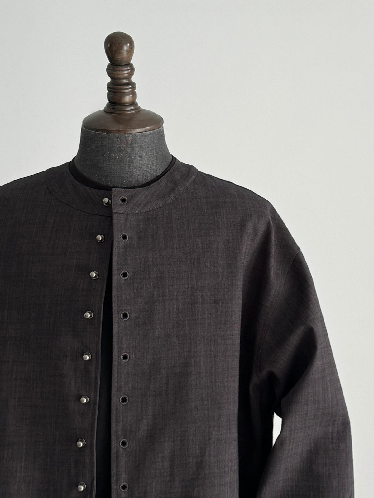 Structured Silhouette Pocket Shacket in Quiet Luxury Style