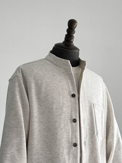 Stand Collar Pocket Sweatshirt Cardigan