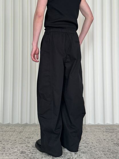 Pleated Parachute Cargo Pants